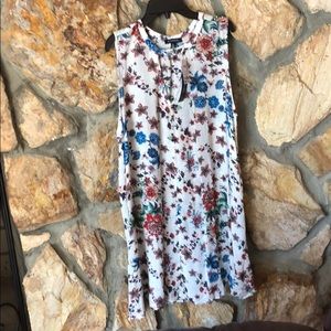 White Floral Dress